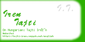 iren tajti business card